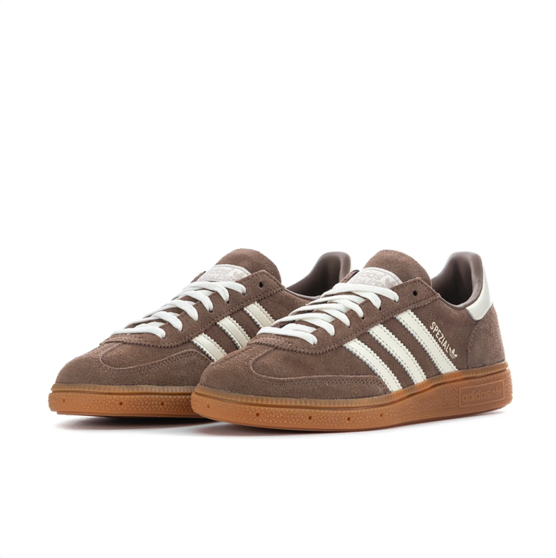 adidas Handball Spezial Sneakers - Brown and Cream with Gum Sole