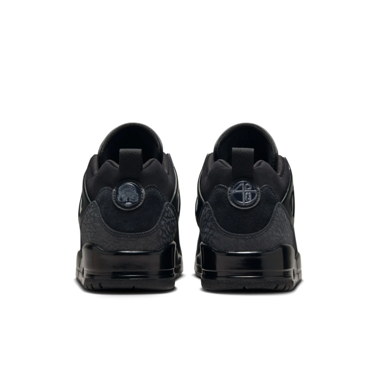 Jordan Sneakers - All Black with Textured Overlays