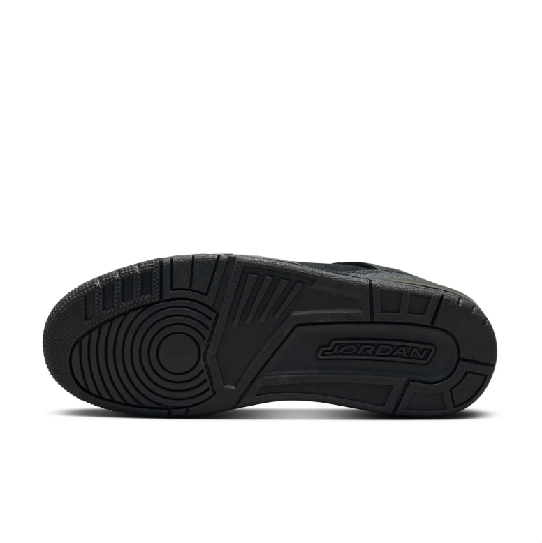 Jordan Sneakers - All Black with Textured Overlays