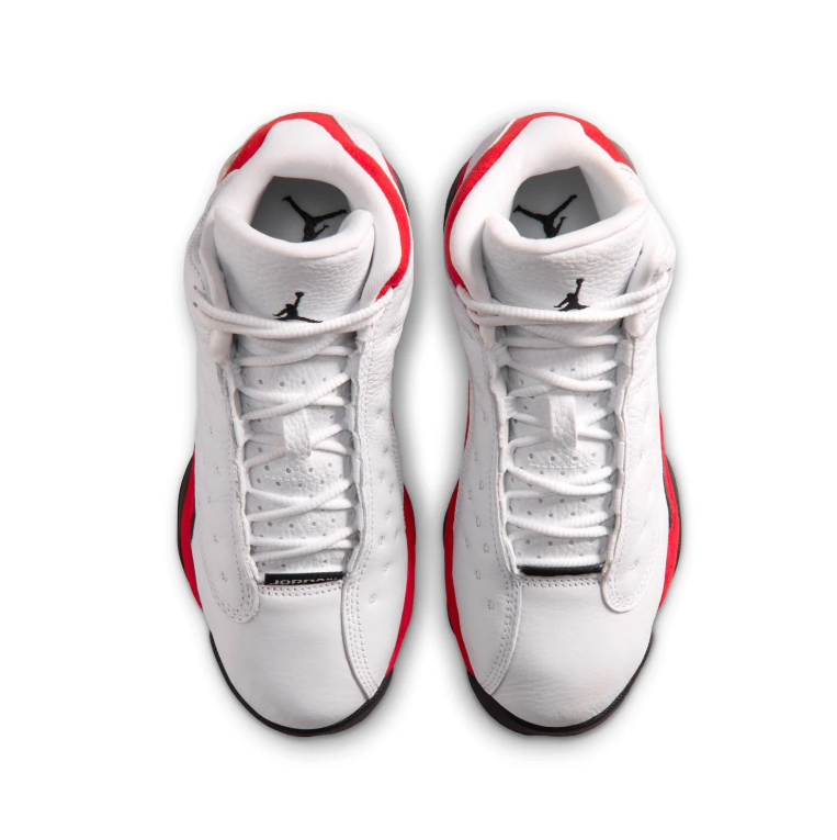 Air Jordan 13 High-Top Sneakers - White and Red