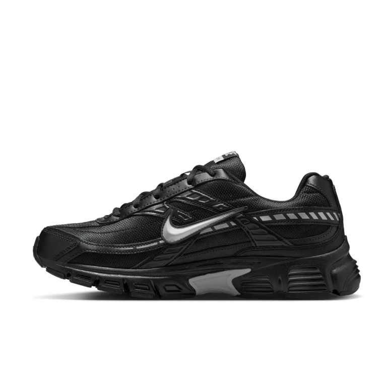Nike Initiator Sneakers - Black and Metallic Silver