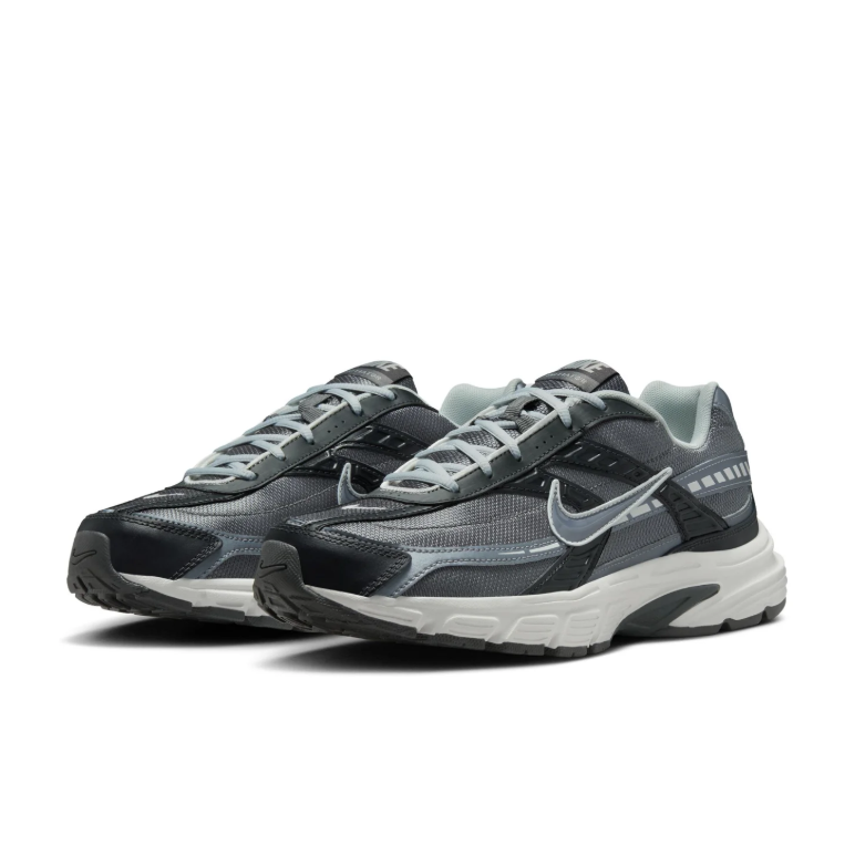 Nike Initiator Sneakers - Charcoal Gray and Black with Silver Details
