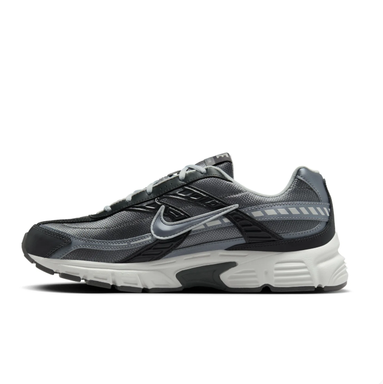 Nike Initiator Sneakers - Charcoal Gray and Black with Silver Details