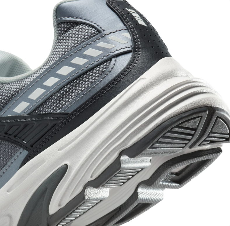 Nike Initiator Sneakers - Charcoal Gray and Black with Silver Details