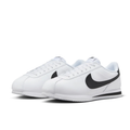 Nike Cortez Sneakers - White with Black Swoosh