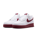 Nike Air Force 1 Sneakers - White and Burgundy