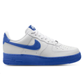 Nike Air Force 1 Sneakers - White and Royal Blue