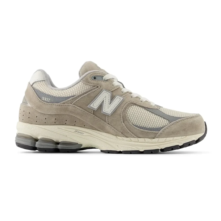 New Balance 2002R Sneakers - Taupe and Cream with Gray Details