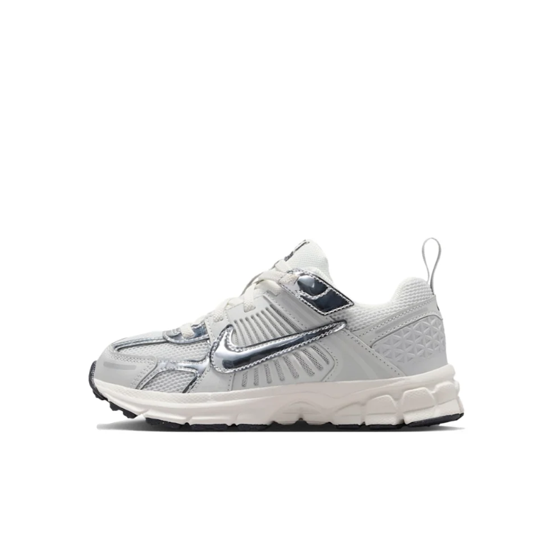 Nike Sneakers - Light Gray and Metallic Silver with Cream Sole