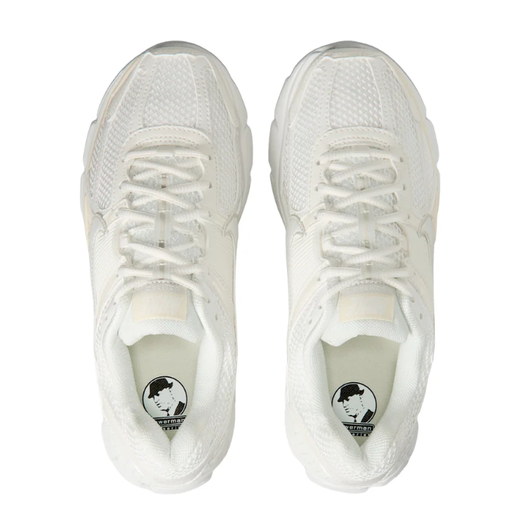 Nike Sneakers - White and Cream with Textured Mesh