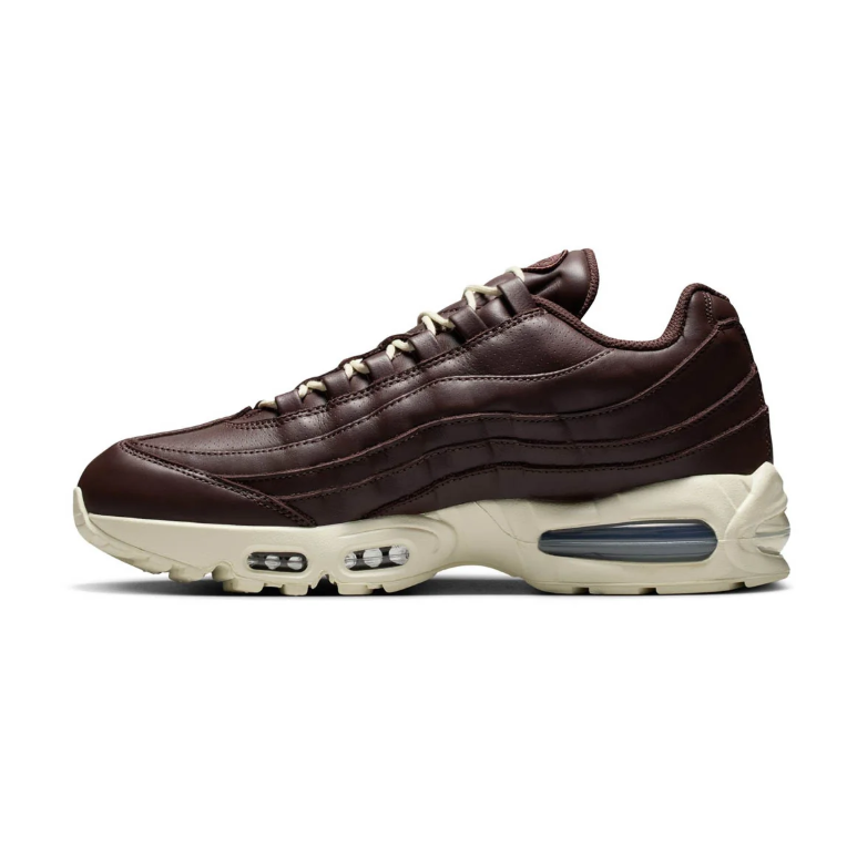Nike Air Max 95 Sneakers - Dark Brown with Cream Sole